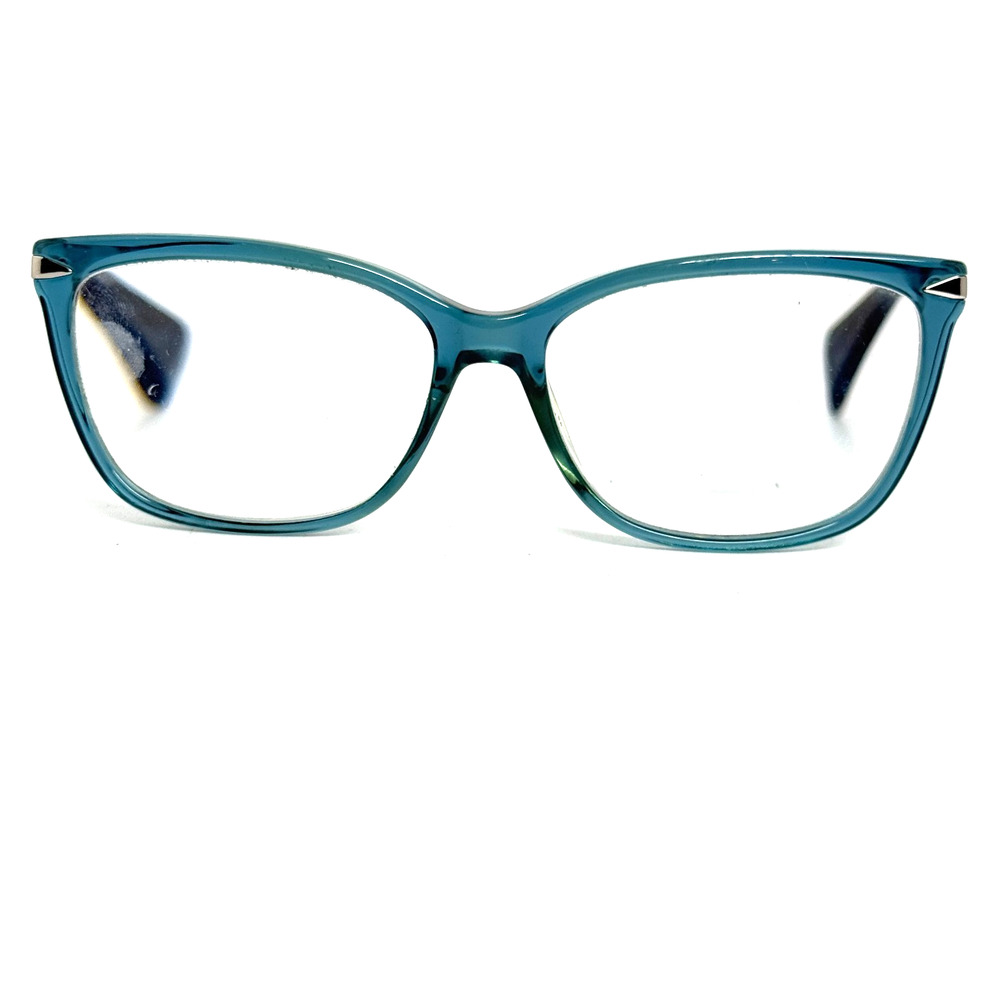 RAG & BONE RNB3010 Eyeglasses Frames Teal Full‎ rim 54-15 Silver H20988